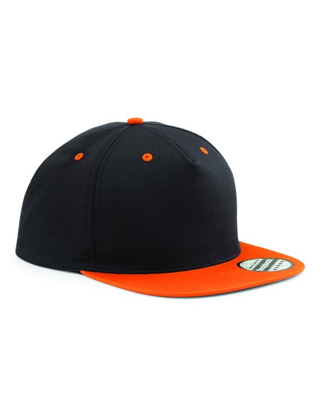 Petdelna kontrastna kapa "Snapback"